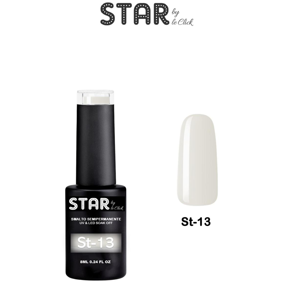 Star by Le Click ST-13 Gel Polish 8 ml Bianco Gesso