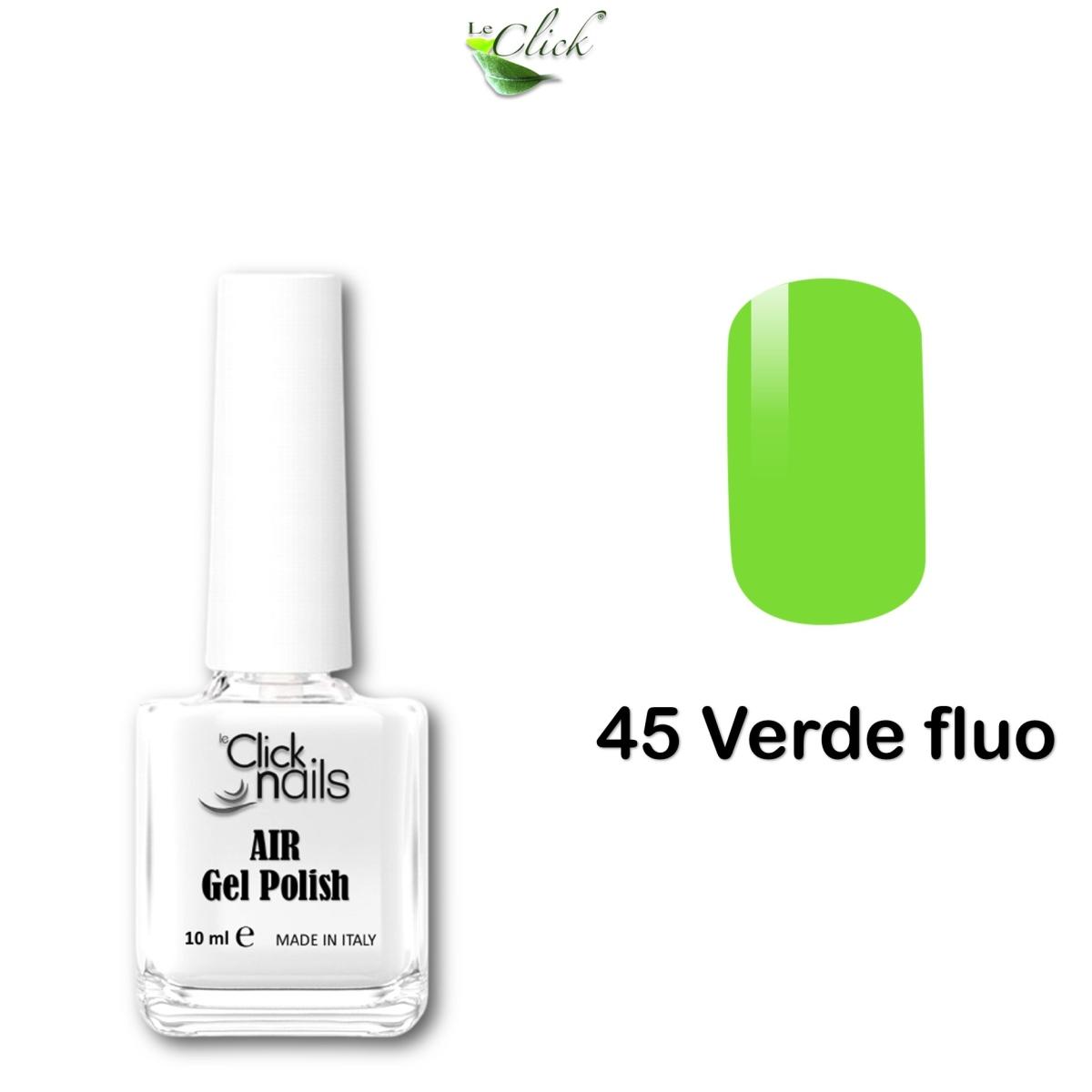 Le Click Nails air gel polish n45 ( Verde fluo ) 10 ml