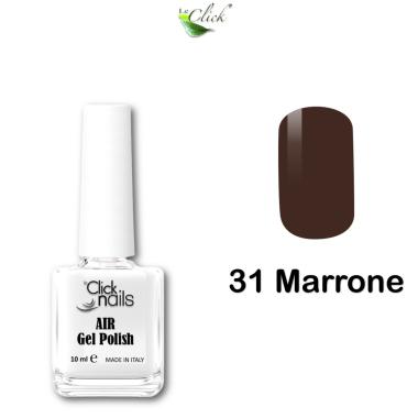 Le Click Nails air gel polish n31 ( Marrone ) 10 ml