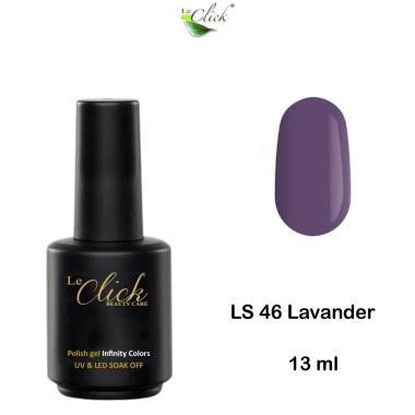 Le Click Polish Gel Infinity ( LS-46 ) Lavander 13 ml