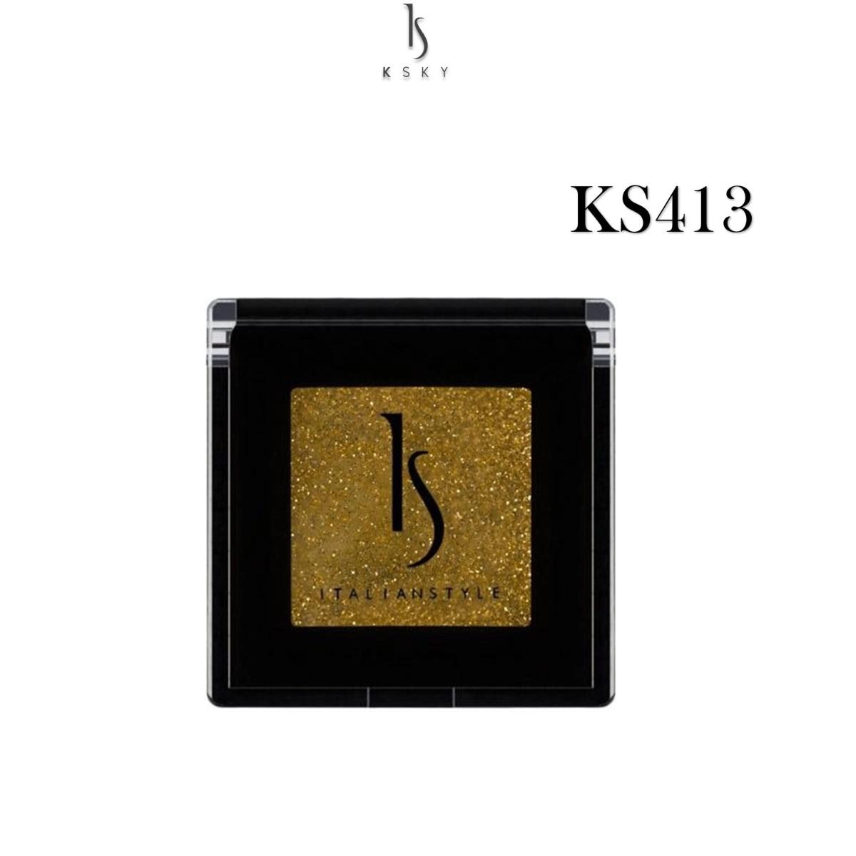 K Sky KS413 Ombretto Singolo Colore Glitter Gold 2,5 gr