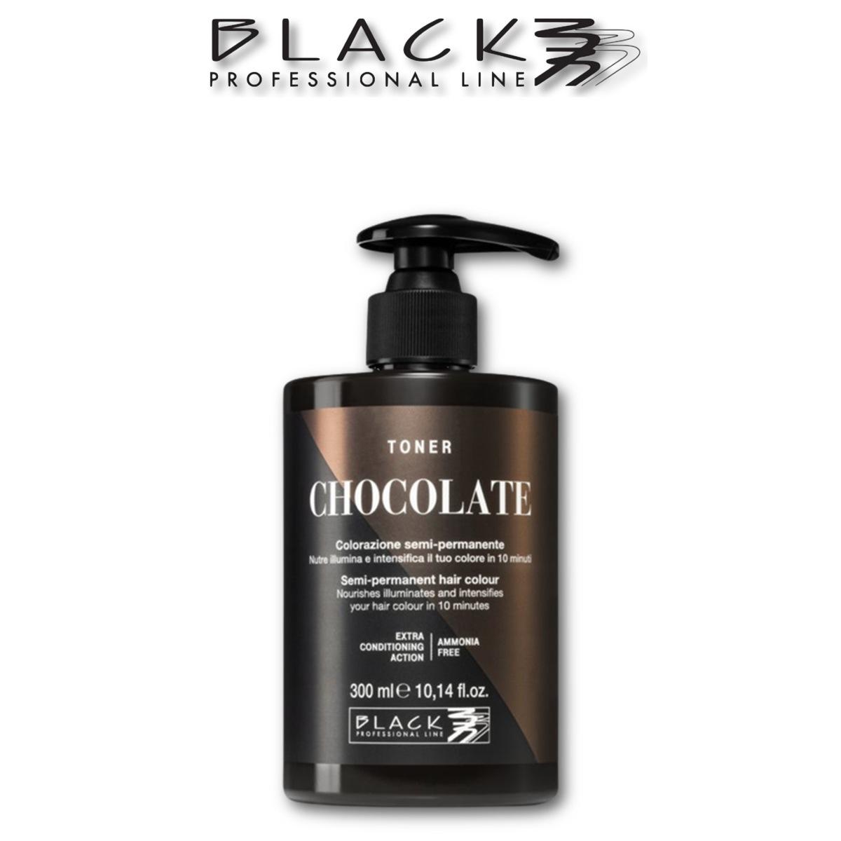 Black Toner Intensificatore Di Colore ( Cioccolato ) 300 ml.