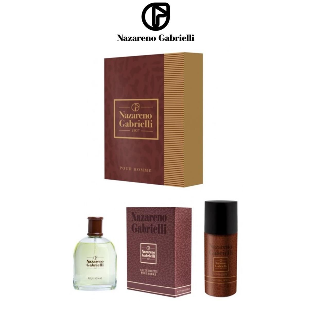 Nazareno Gabrielli Coffret Edt 100 ml + Deodorante 150 ml Uomo