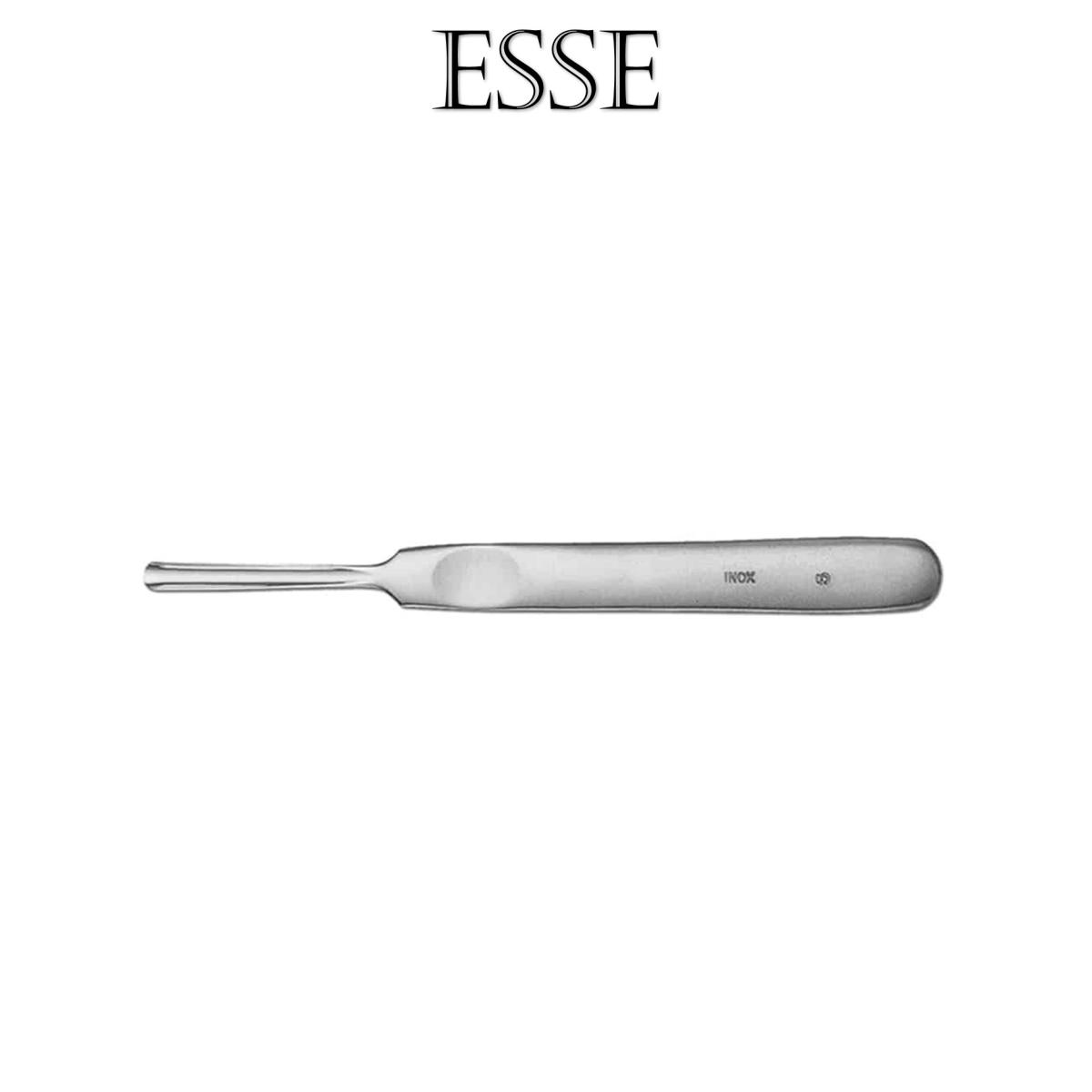 Esse Sgorbia con manico Fisso ( n° 5 ) Acciaio inox