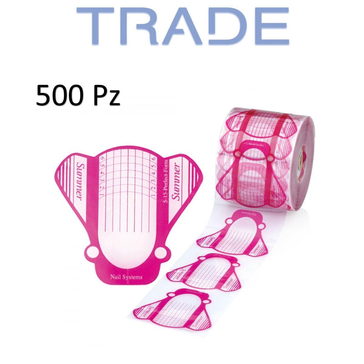 Trade NailForm Cartine Adesive ( Mosca/Farfalla ) 500 pz