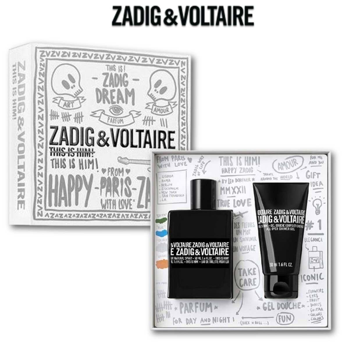 Zadig & voltaire Coffret This is For Him Edt 50 ml + Bagno Doccia 50 ml
