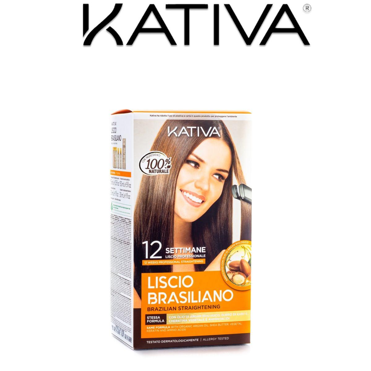 kativa Kativa Giallo Kit 3 pz Viola Stiratura Brazilian 12 settimane 228891  7750075049314