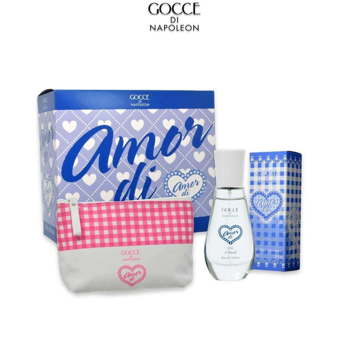 Gocce coffret Iris & Musk EDT 30 ml + Pochette Donna