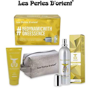 Les Perles One Essence  Coffret Edp 150 ml+ Bagno 100ml+ Pochette Uomo