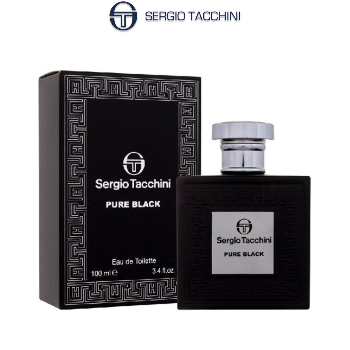 Sergio Tacchini Pure Black Edt 100 ml Uomo