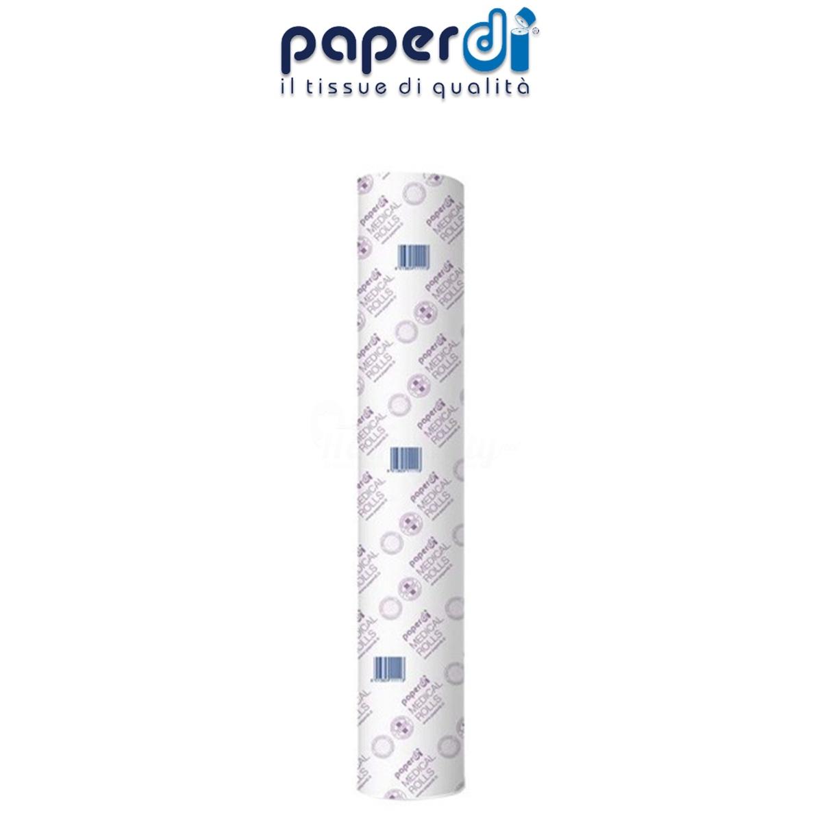 Paperdì Cartone Rotolo Lettino Medico Pura Cellulosa 2 Veli Box 6 pz