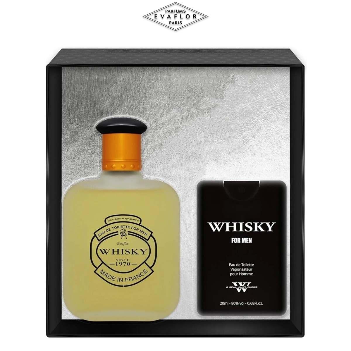 Whisky Coffret Evaflor Edt 100 ml + Edt 20 ml