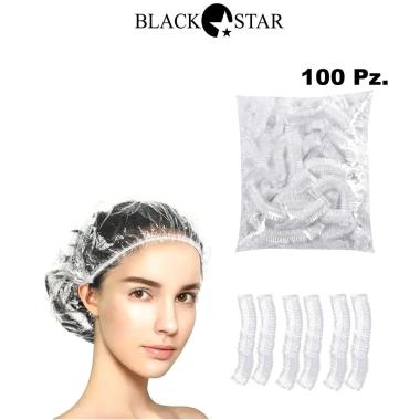 Black Star Cuffia Doccia Mono Trasparente 100 pz