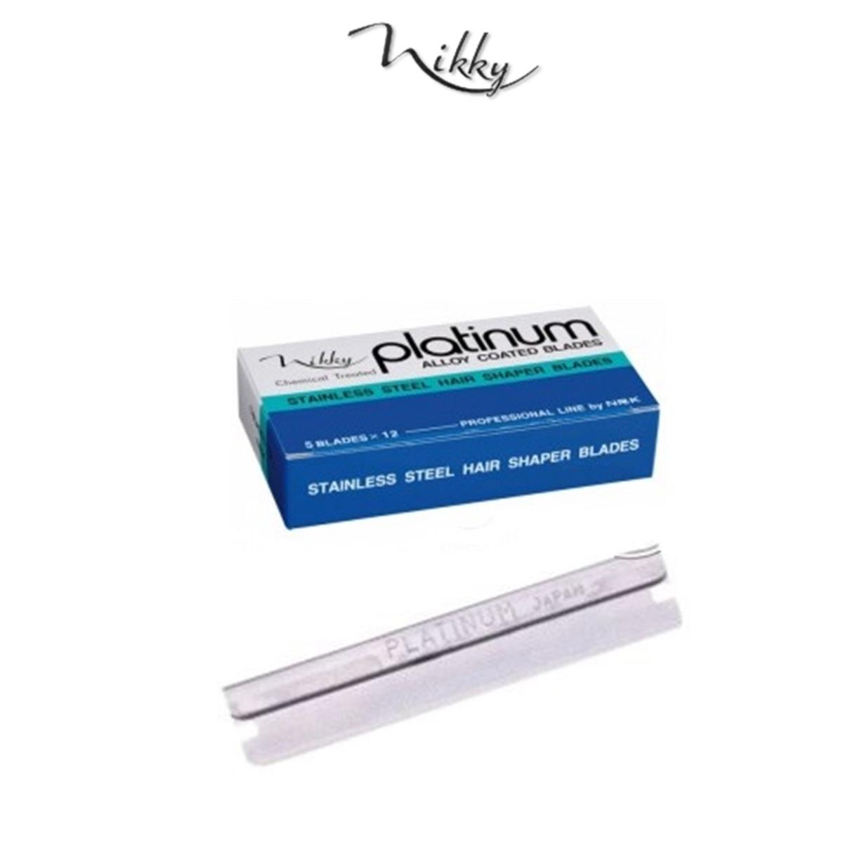 Nikky Platinum Lama tipo America per Rasoio Mikado ( Box 60 pz )