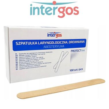 Intergos Spatole in legno stendi cera  100 pz ( Larga )