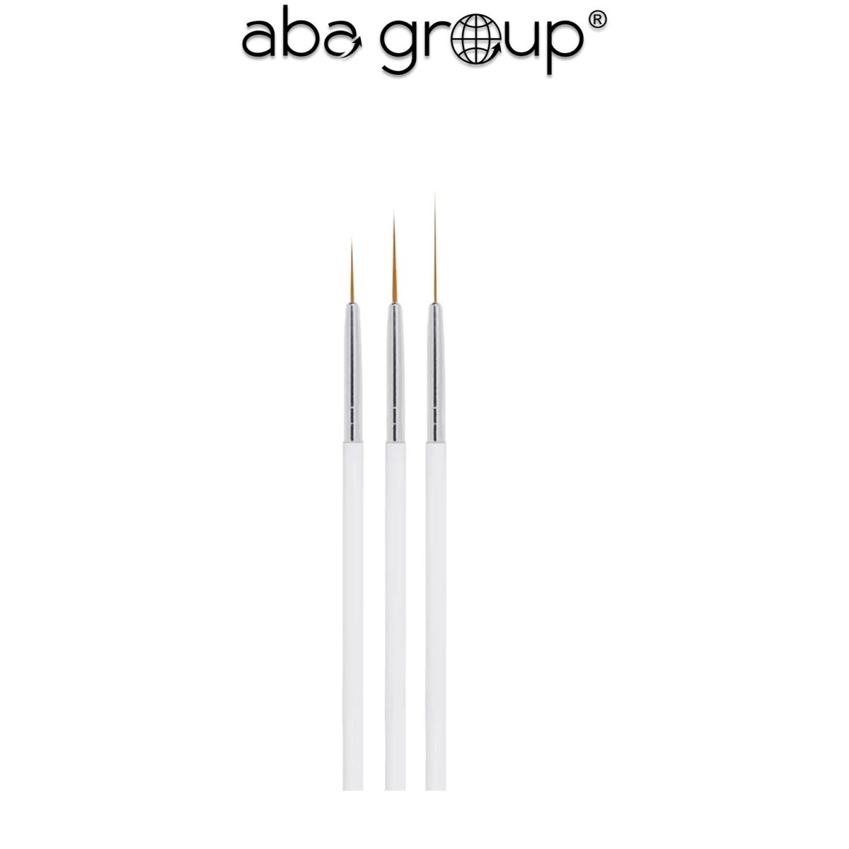 Aba Set di pennelli per nail art ( 3 pezzi )