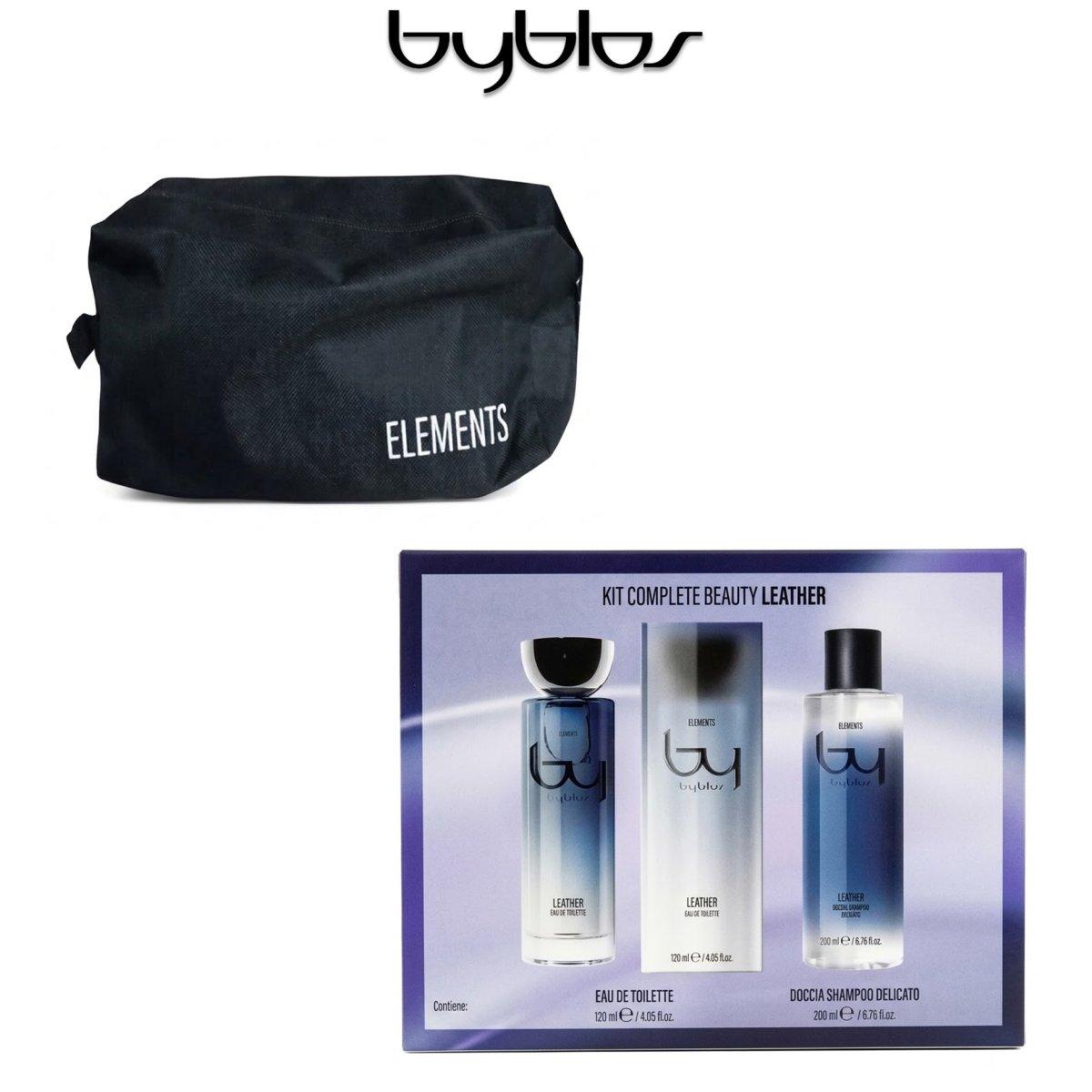 Byblos Leather beauty con Edt 120 ml + doccia shampoo 200 ml Uomo