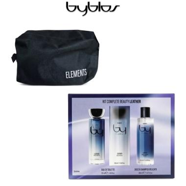 Byblos Leather beauty con Edt 120 ml + doccia shampoo 200 ml Uomo