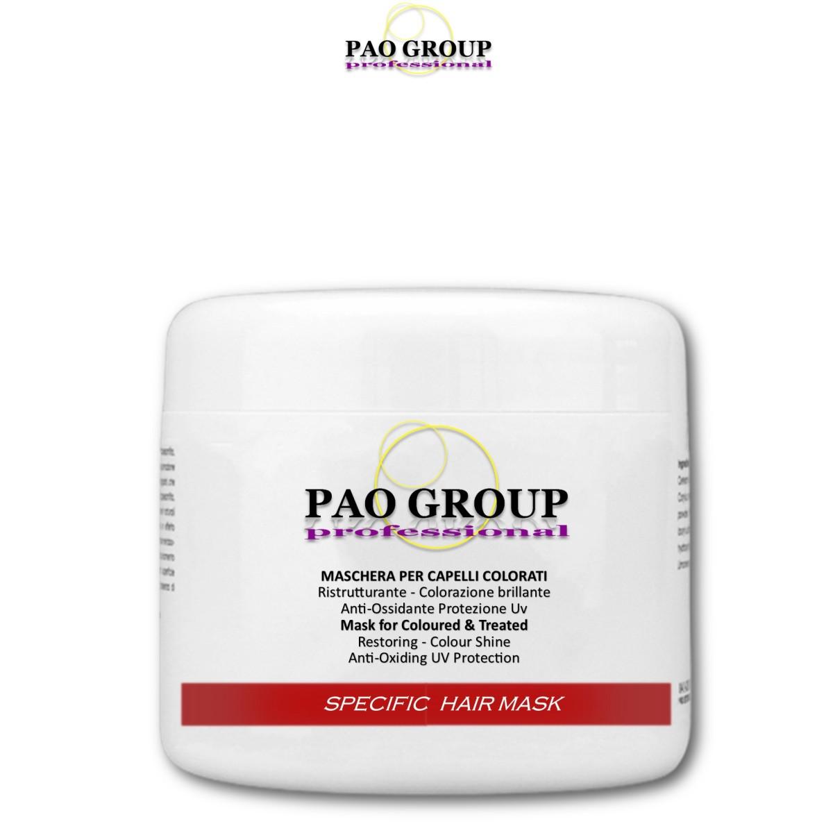 Pao Group Maschera per Capelli Colorati 500 ml