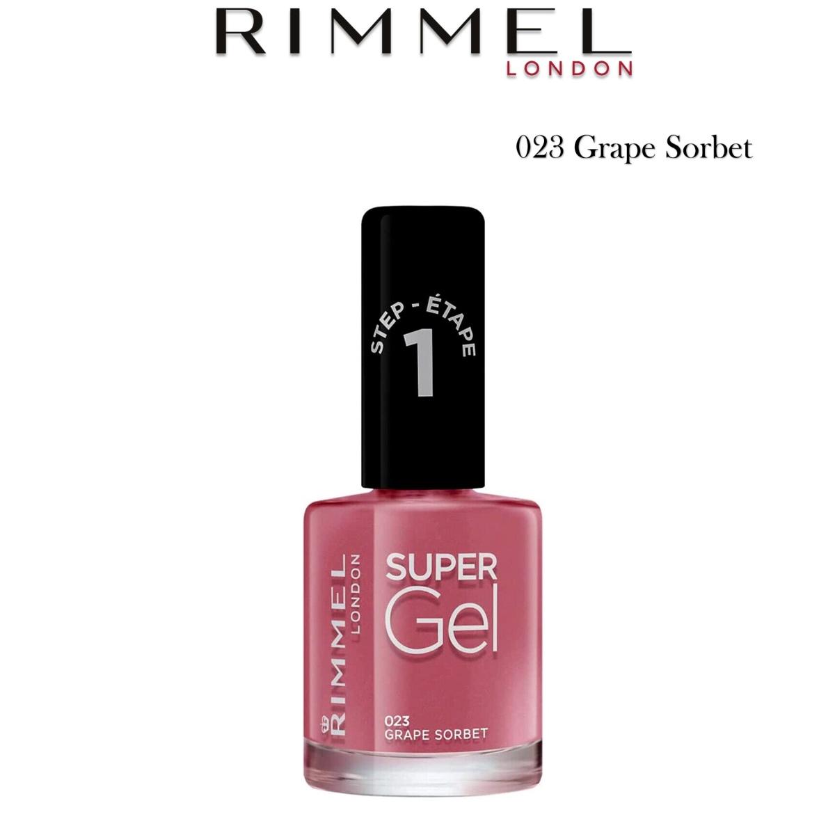 Rimmel Smalto Super Gel 023 Grape Sorbet 12 ml