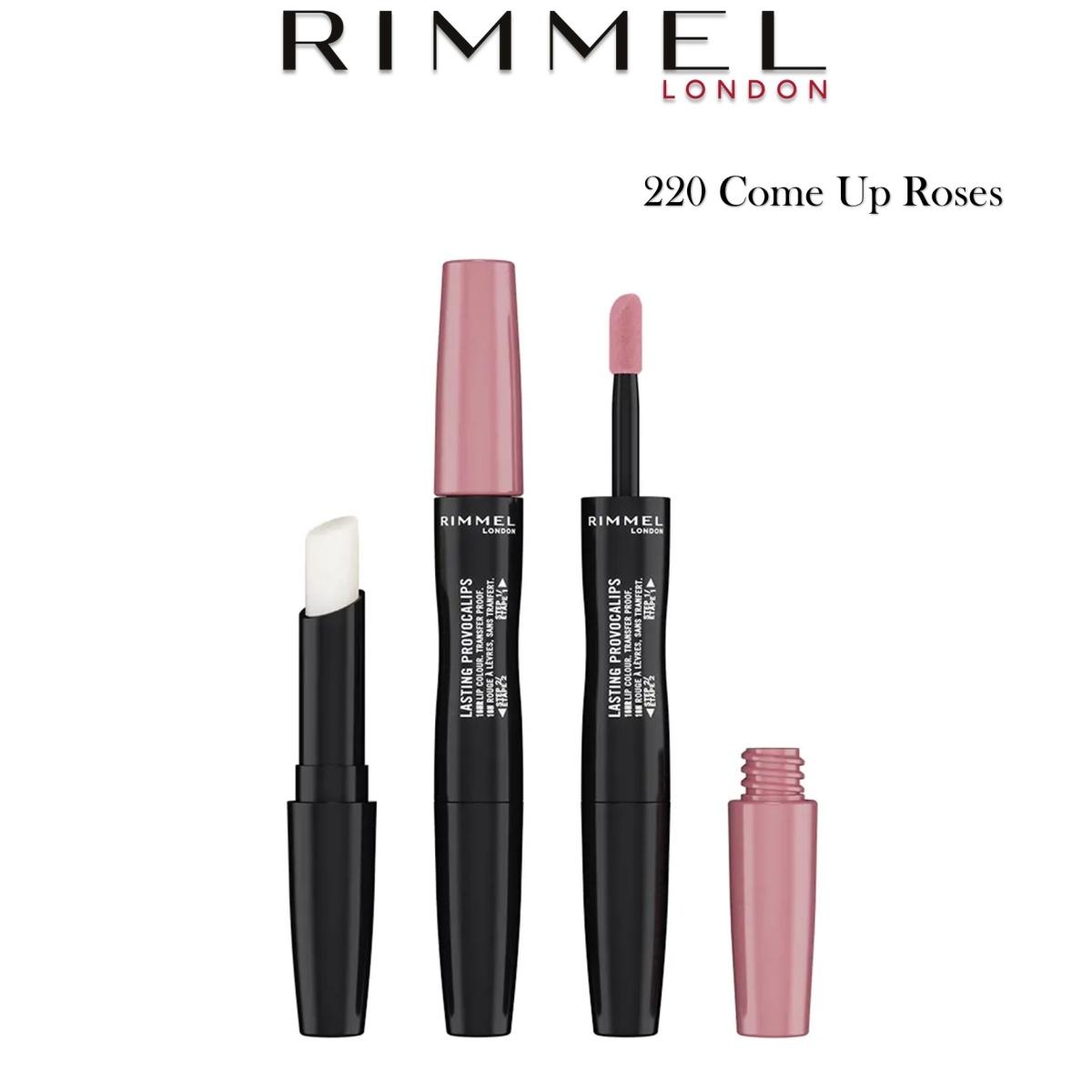 Rimmel Lasting Provocalips Lip Colour ( Rossetto Liquido ) 16 HR  220 Come Up Roses