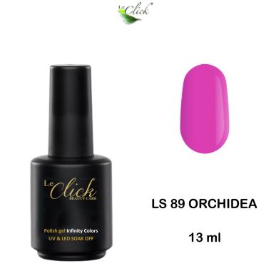 Le Click Polish Gel Infinity ( LS-89 ) Orchidea 13 ml.