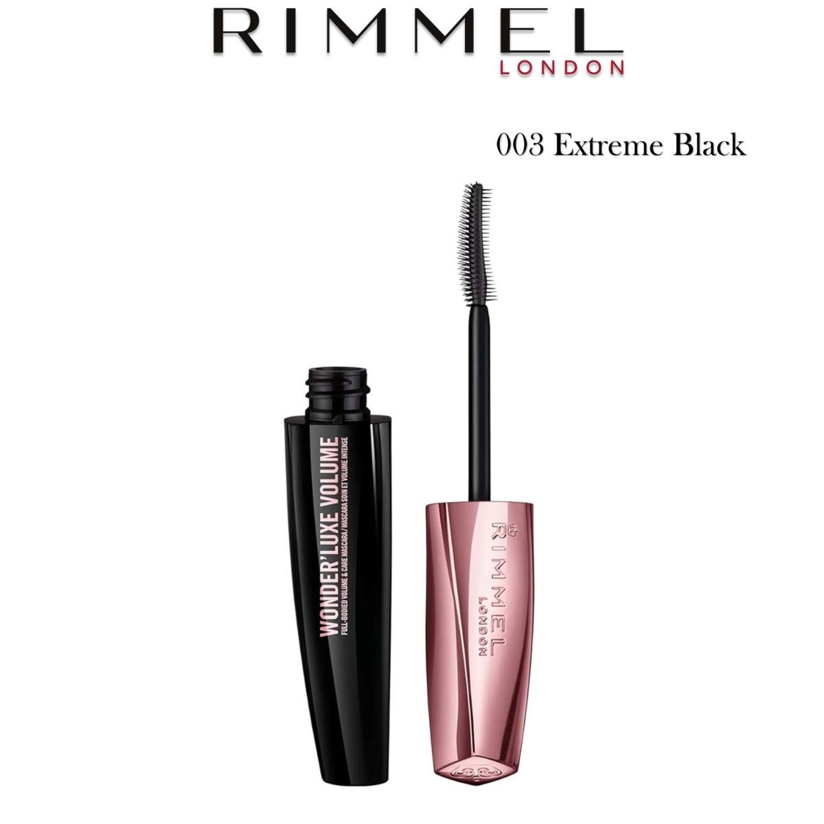 Rimmel Wonder'Luxe Volume Mascara Ciglia ( Volume Esagerato + Trattamento Ciglia ) 003 Extreme Black 11 ml