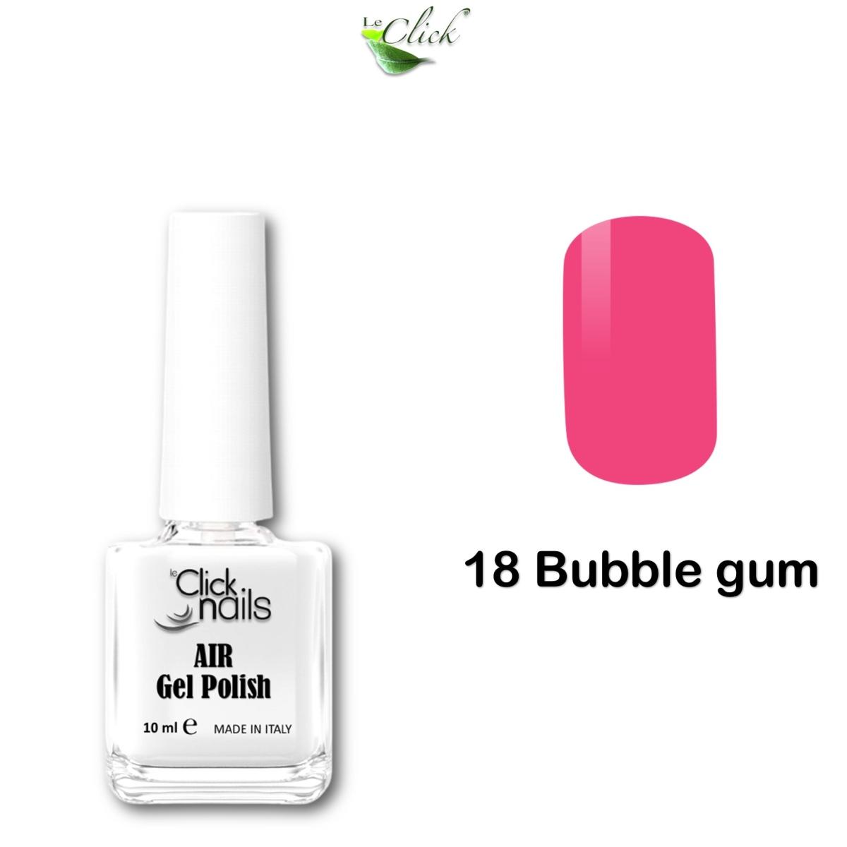Le Click Nails air gel polish n°18 ( Bubble gum ) 10 ml