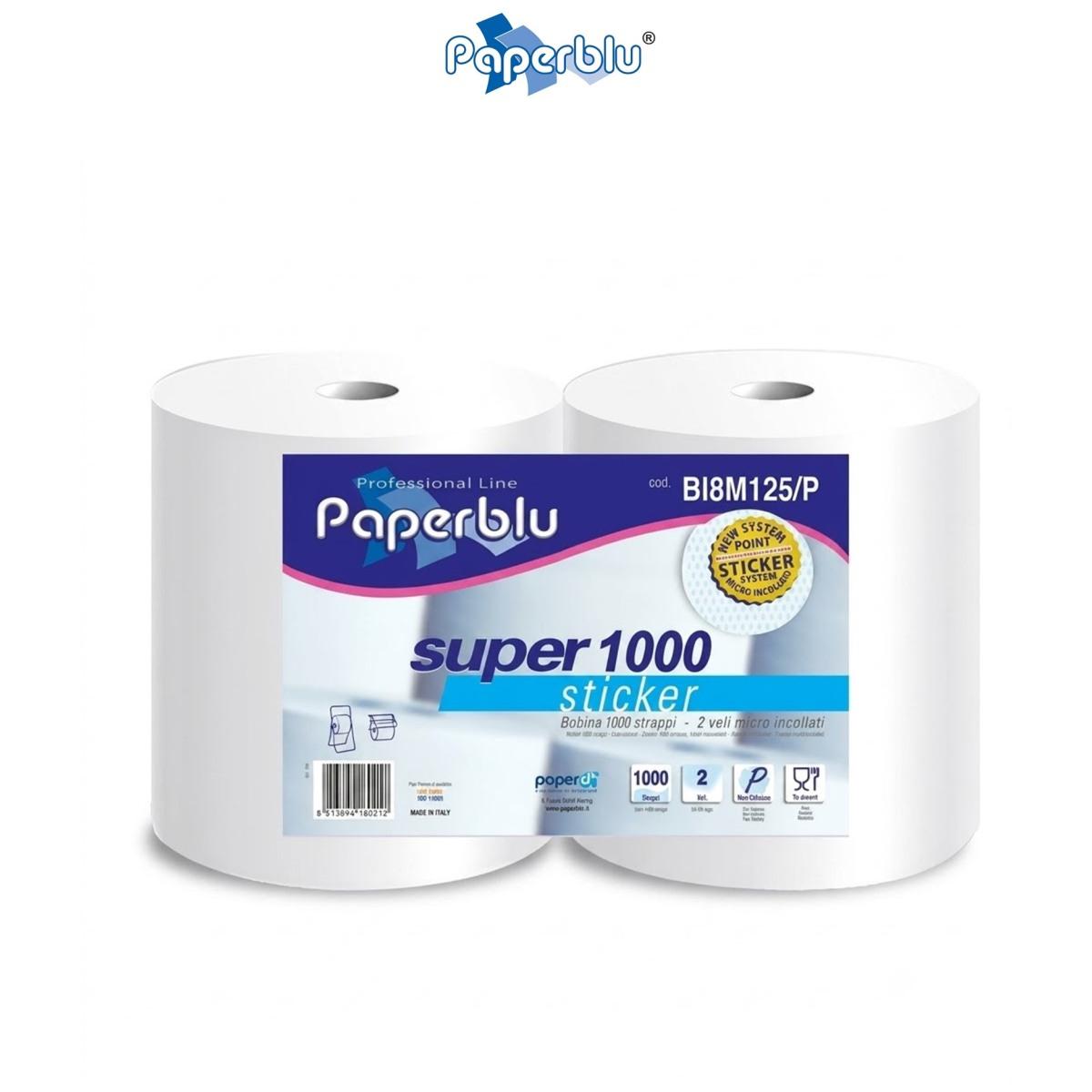 PaperBlu Bobina ( 500 x 2 ) Strappi 2 veli