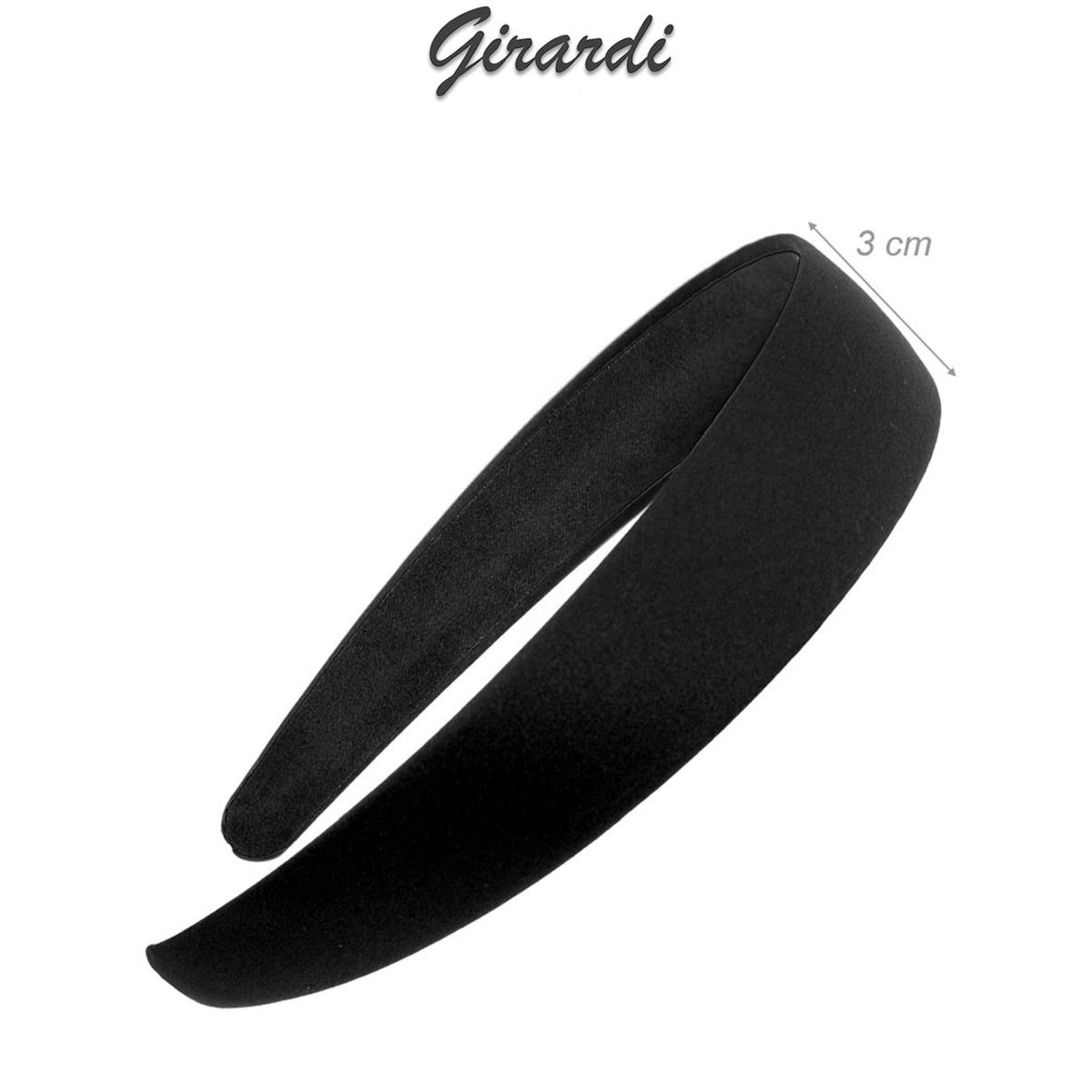 Girardi F070175M30 Cerchietto in plastica Nero