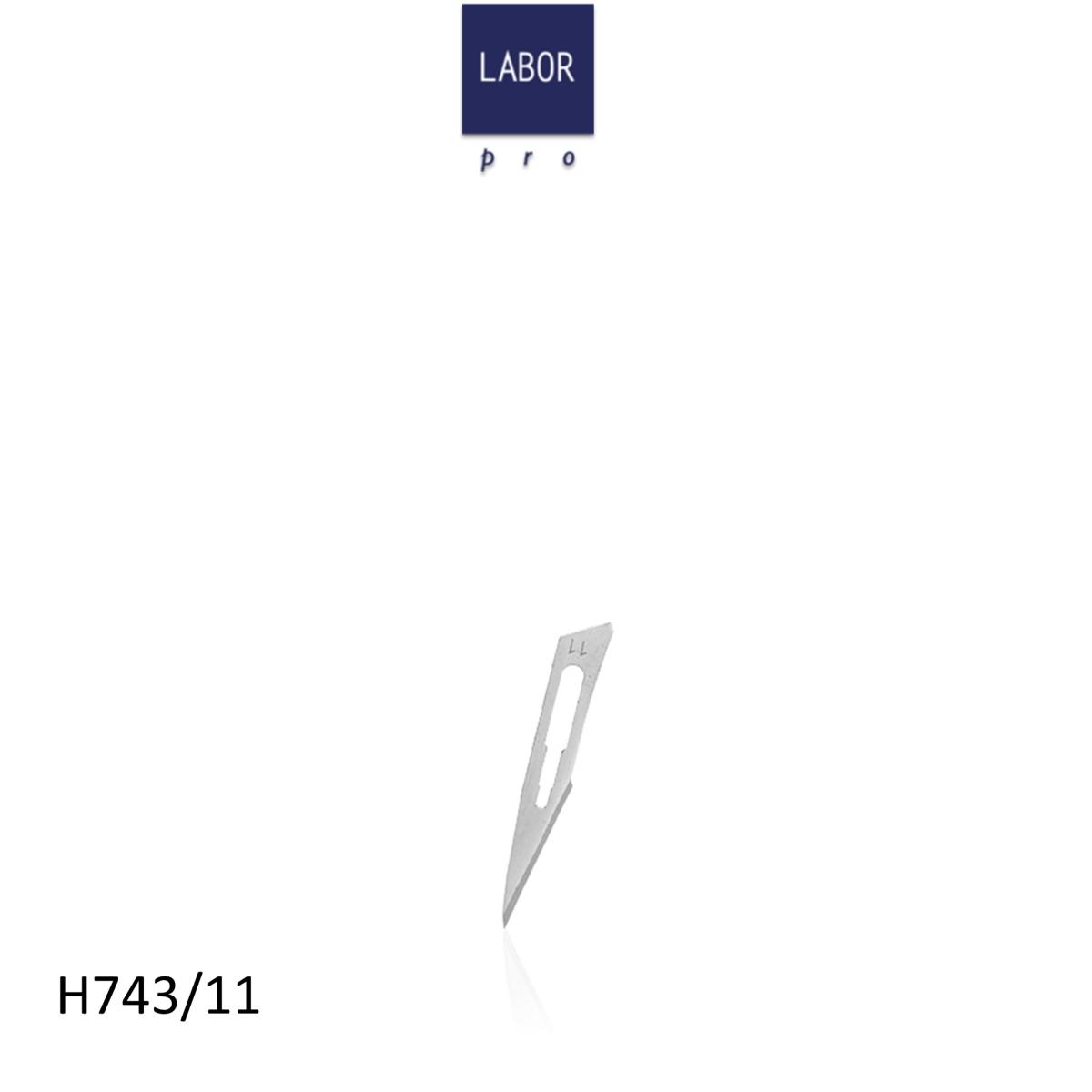 Lama H743/11 Lama Bisturi Acciaio n° 11 ( Singola )