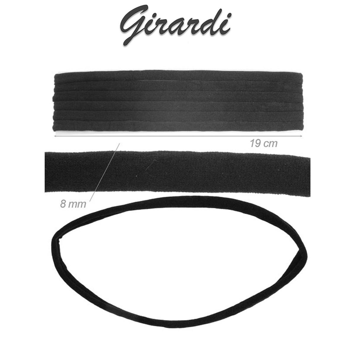 Labor Fascia-Elastico Nera per Testa 19 cm x 8 mm ( Cadauno )